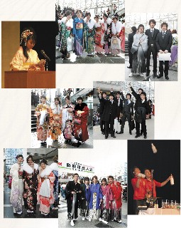 表紙写真：「よろしくお願いします！」2008年1月3日鳥取市成人式
