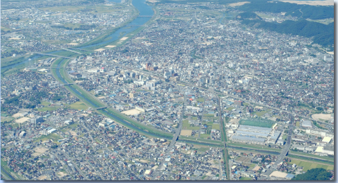 鳥取市航空写真
