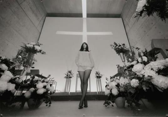 写真 市展賞 「島の教会」 中村徳和(なかむら のりかず)