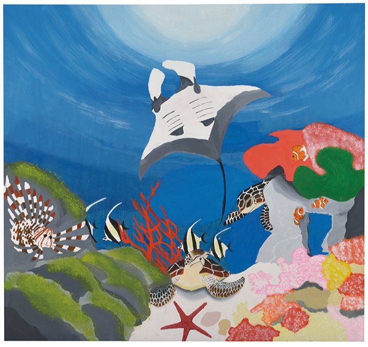 自由 ユース賞 「海の世界」 吉田千尋(よしだ ちひろ)