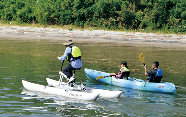シーカヤックの様子