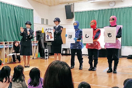 夜間訓練の様子