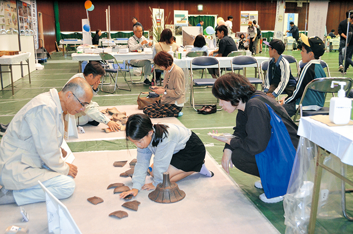とっとり弥生の王国青谷かみじちフェスタの様子