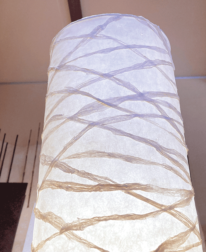 楮(こうぞ)素材のランプシェード