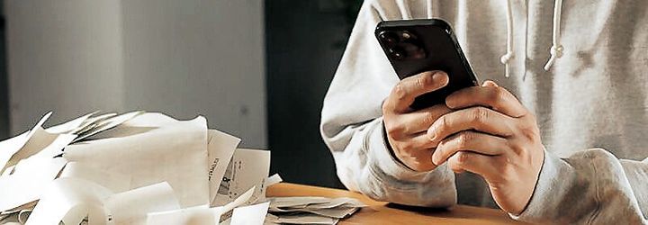 闇バイトの様子