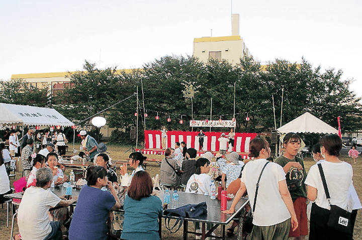 美穂納涼集う会の様子
