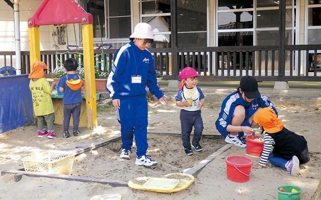 すくすく保育園での職場体験