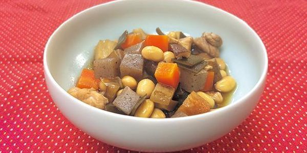 大豆の五目煮 鶏肉入り