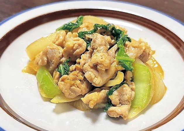 豚肉のカレー炒め