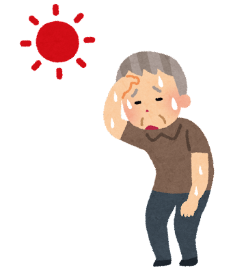 暑熱順化していない体の画像