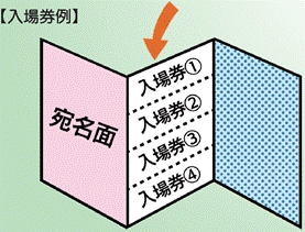 入場券例の画像