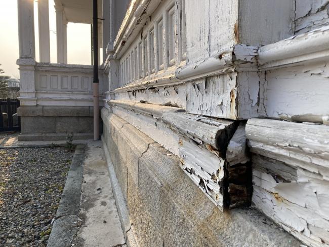 仁風閣ベランダ