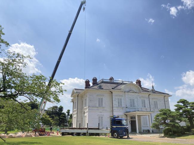 仁風閣仮設覆屋