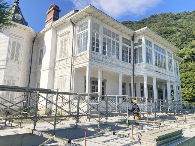 仁風閣仮設覆屋４