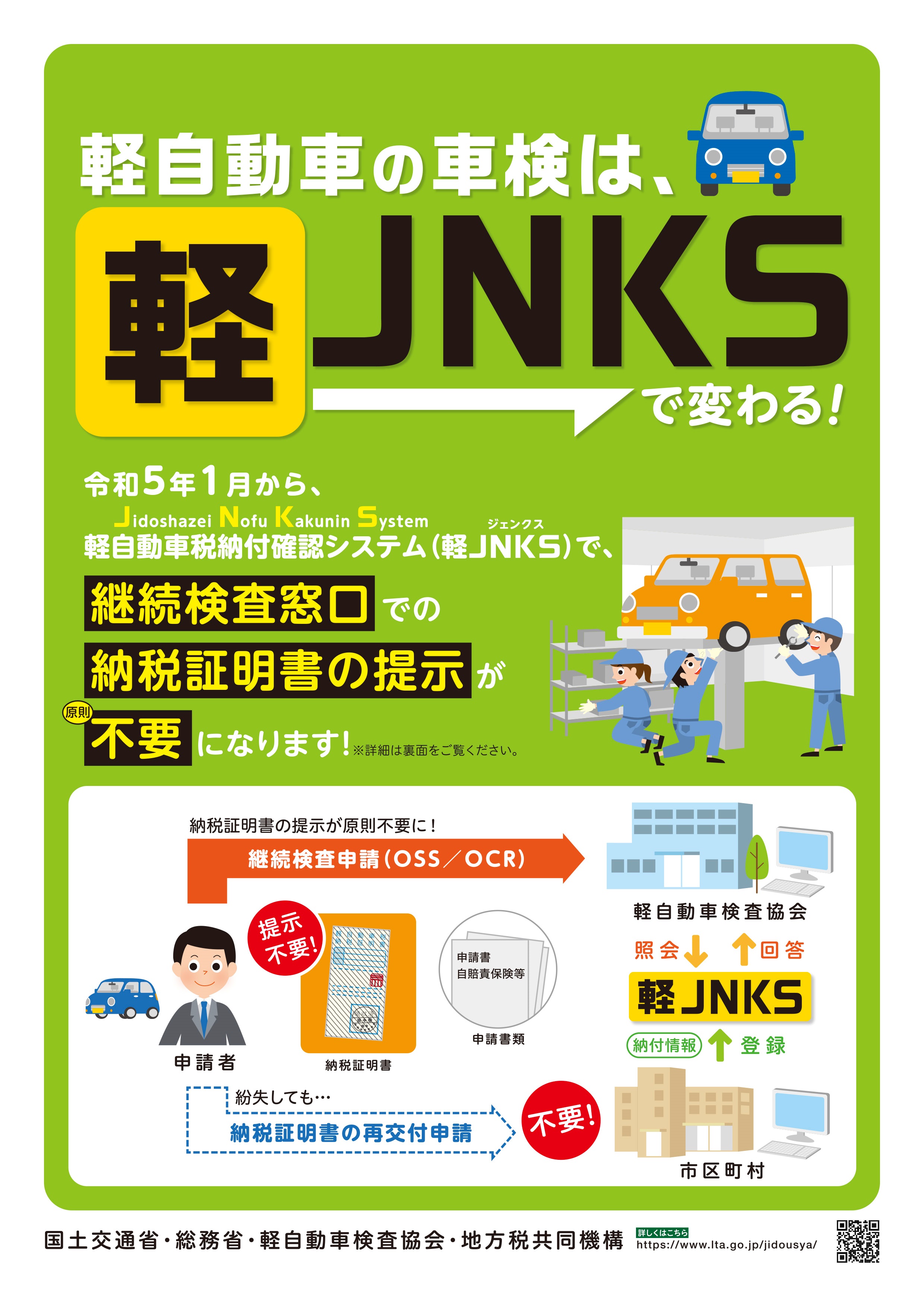 軽JNKS(軽自動車税納付確認システム)についての画像1