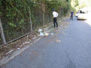 智頭町合同パトロールの様子１