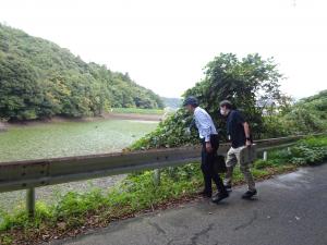 鳥取市鹿野町合同パトロールの様子２