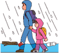 洪水のときの避難方法の画像1