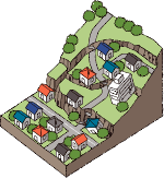 地すべりの画像