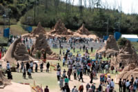 1 位 「2009鳥取・因幡の祭典開幕」「世界砂像フェスティバル」でオープニングを飾るの画像