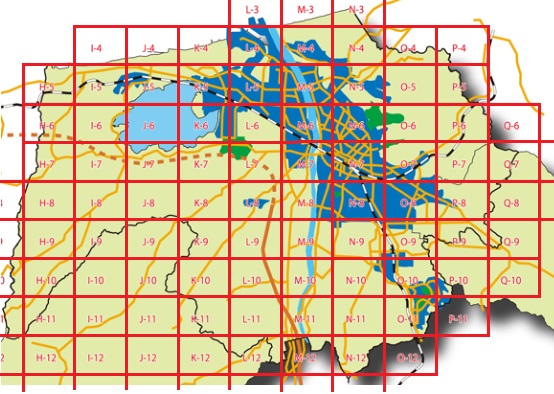 騒音・振動規制法に基づく規制区域図の画像