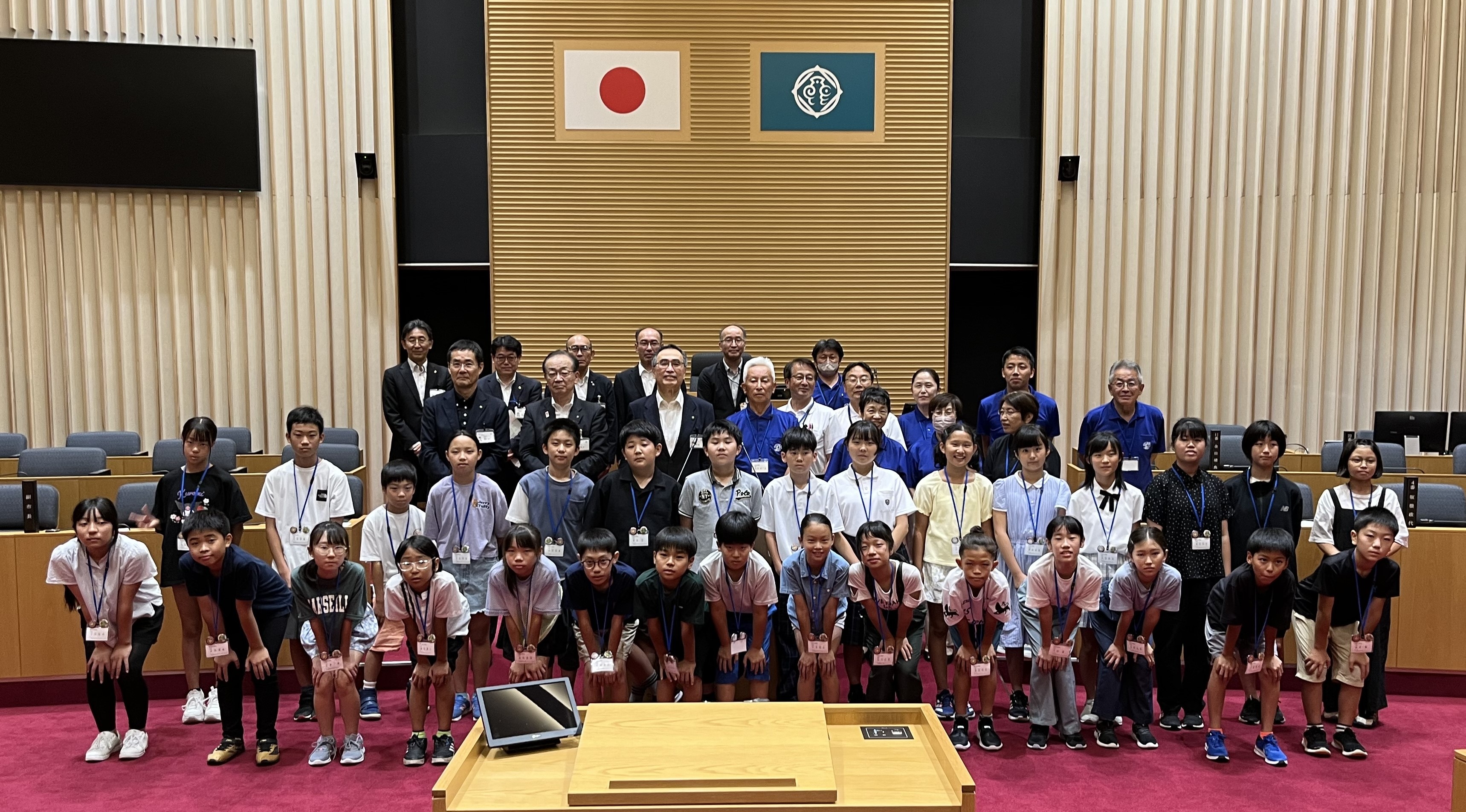 記念撮影の画像