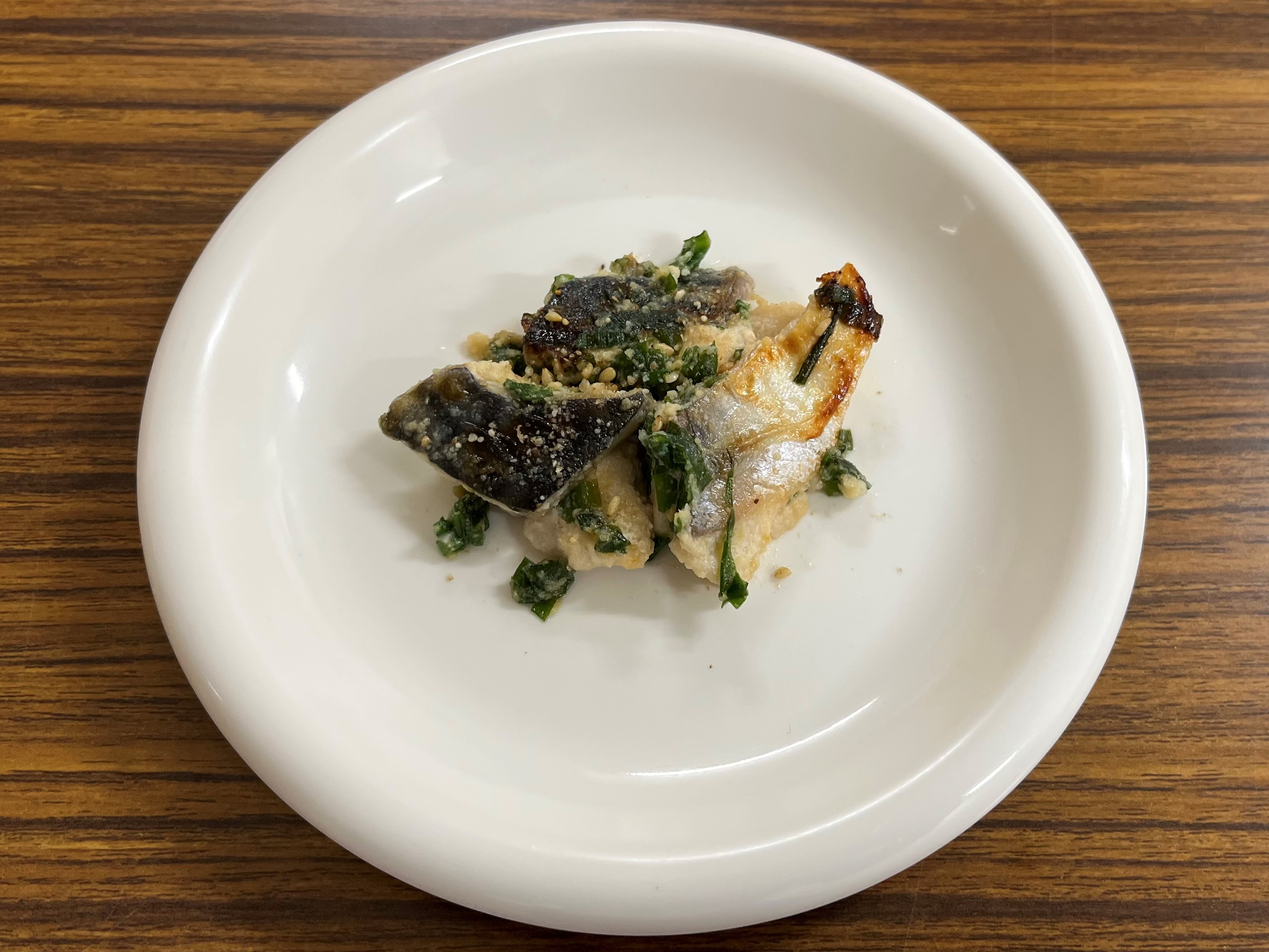 青背魚の香味焼き