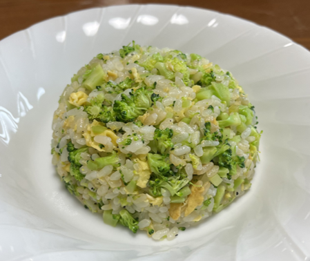 ブロッコリーの簡単チャーハンの画像