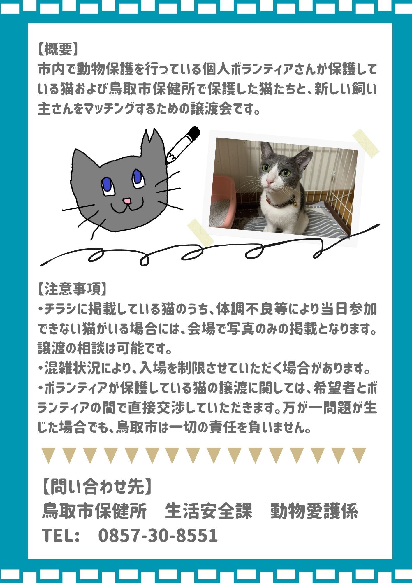 第四回譲渡会チラシの画像2