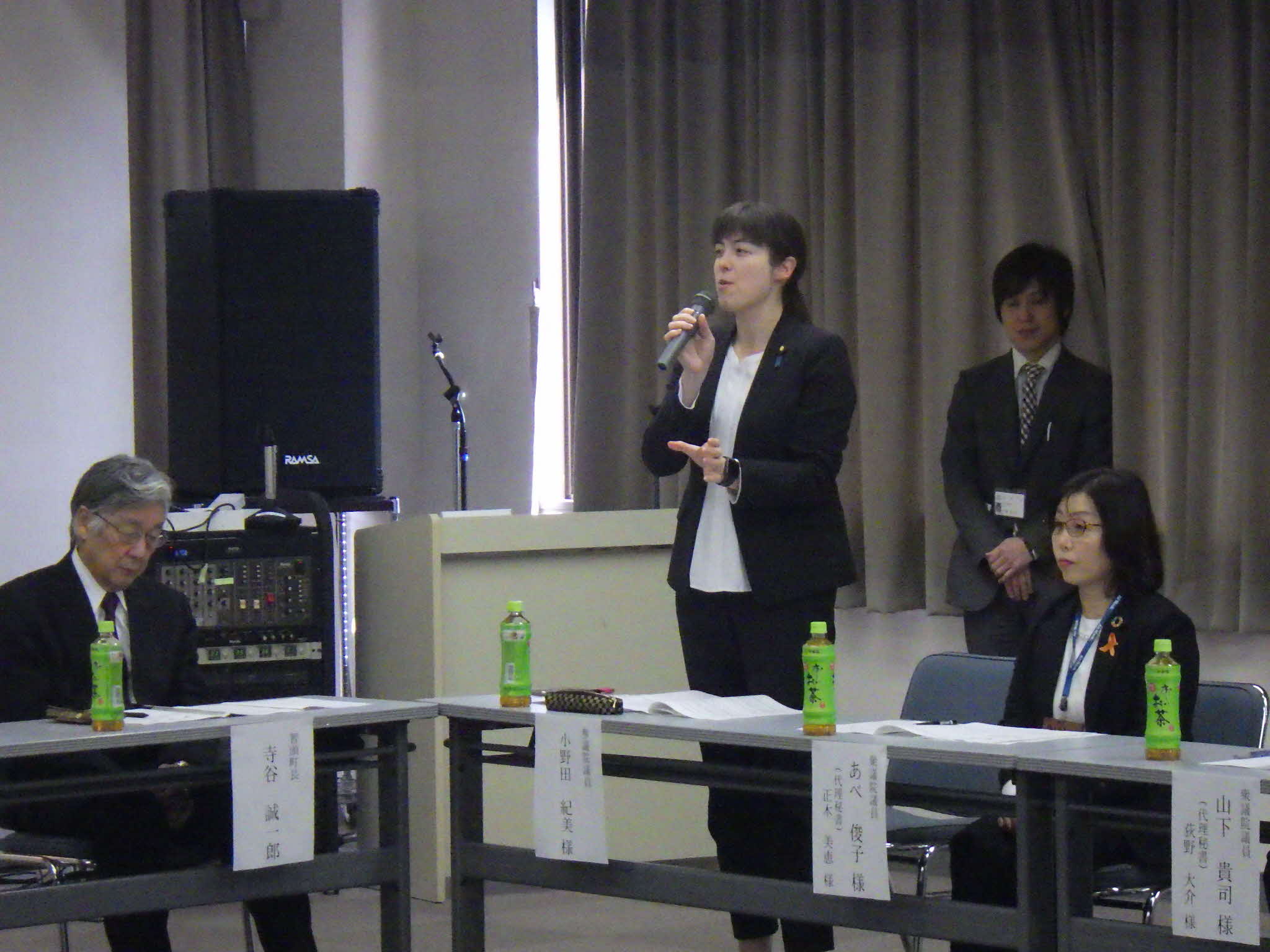 小野田紀美参議院議員　挨拶　の画像