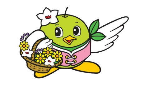 「水と緑のオアシス　とっとり2013」マスコットキャラクター花トリピーの画像