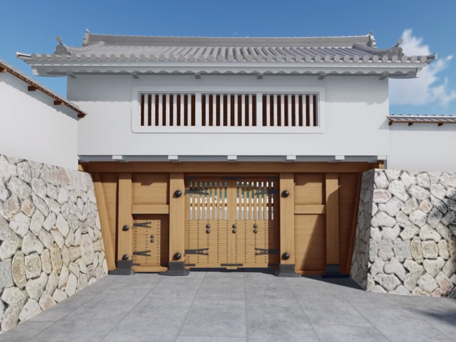 鳥取城中ノ御門渡櫓門の画像1