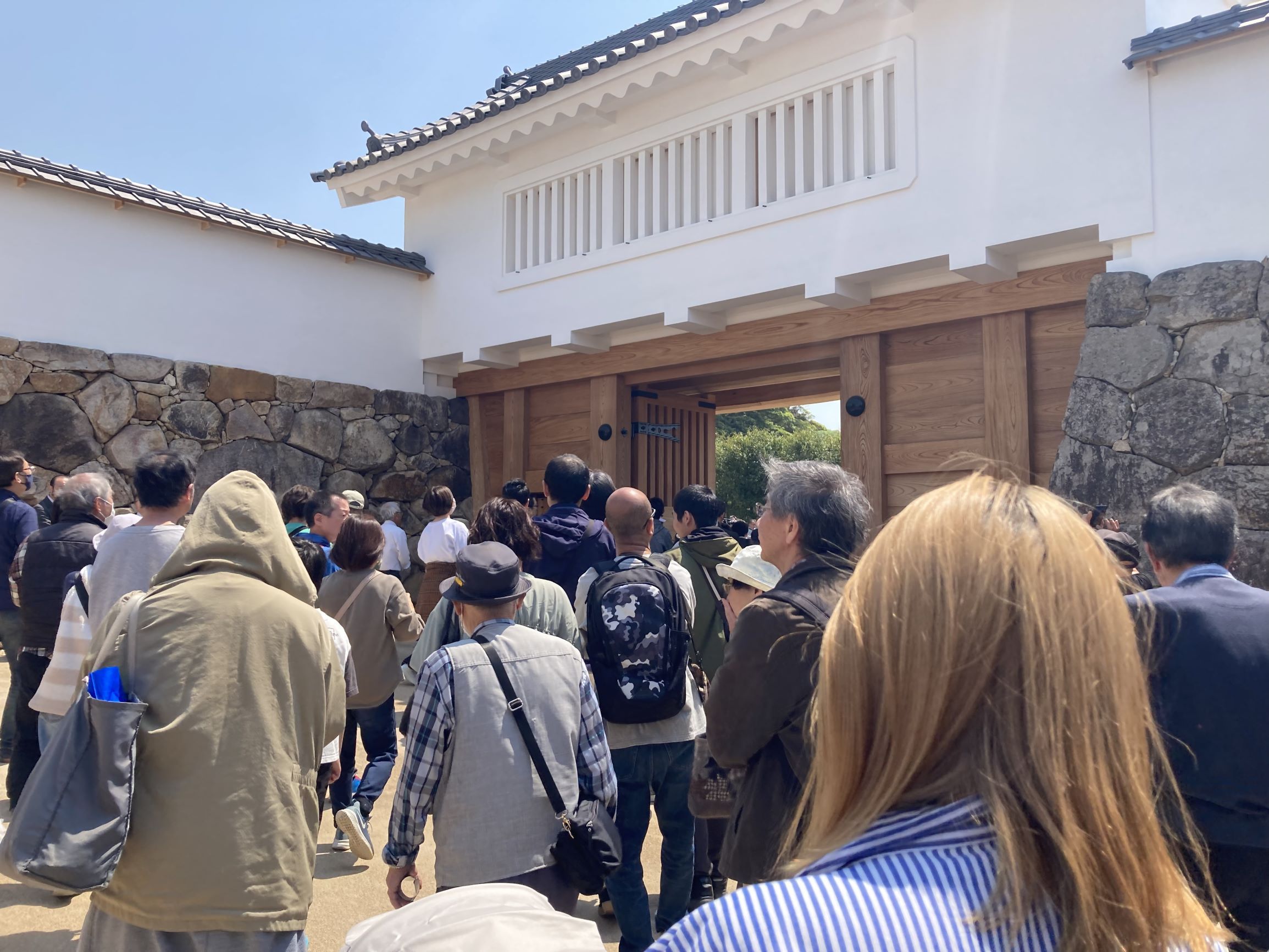 1,500人が来場‼ 史跡鳥取城跡「中ノ御門」完成記念 開門式 の画像4