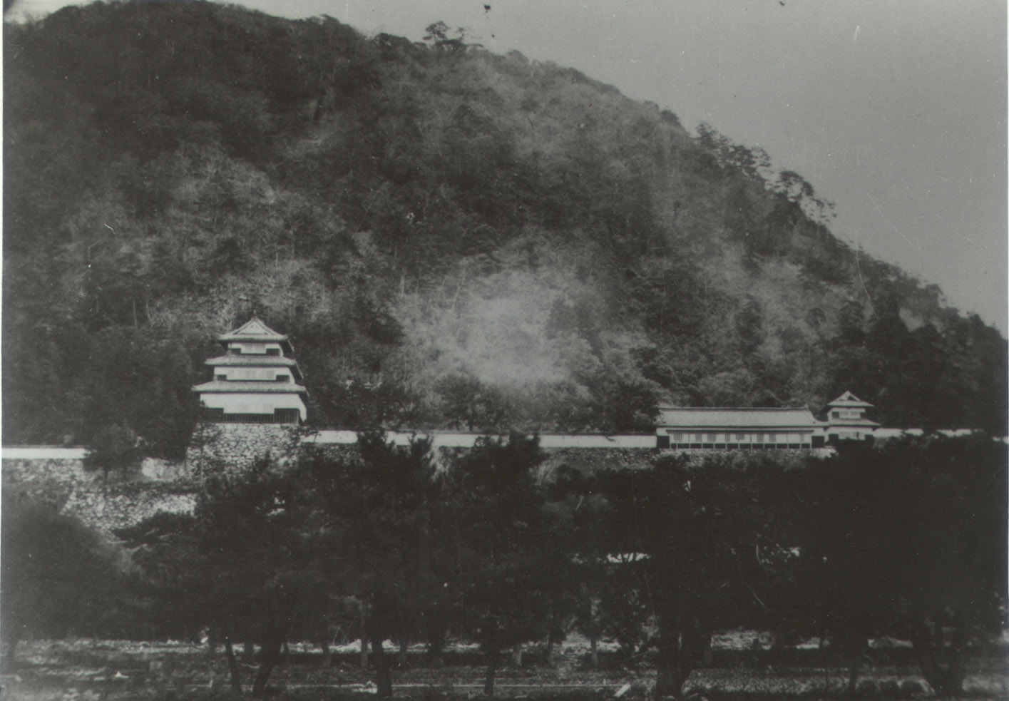 二ノ丸三階櫓と走櫓、菱櫓（1879）の画像