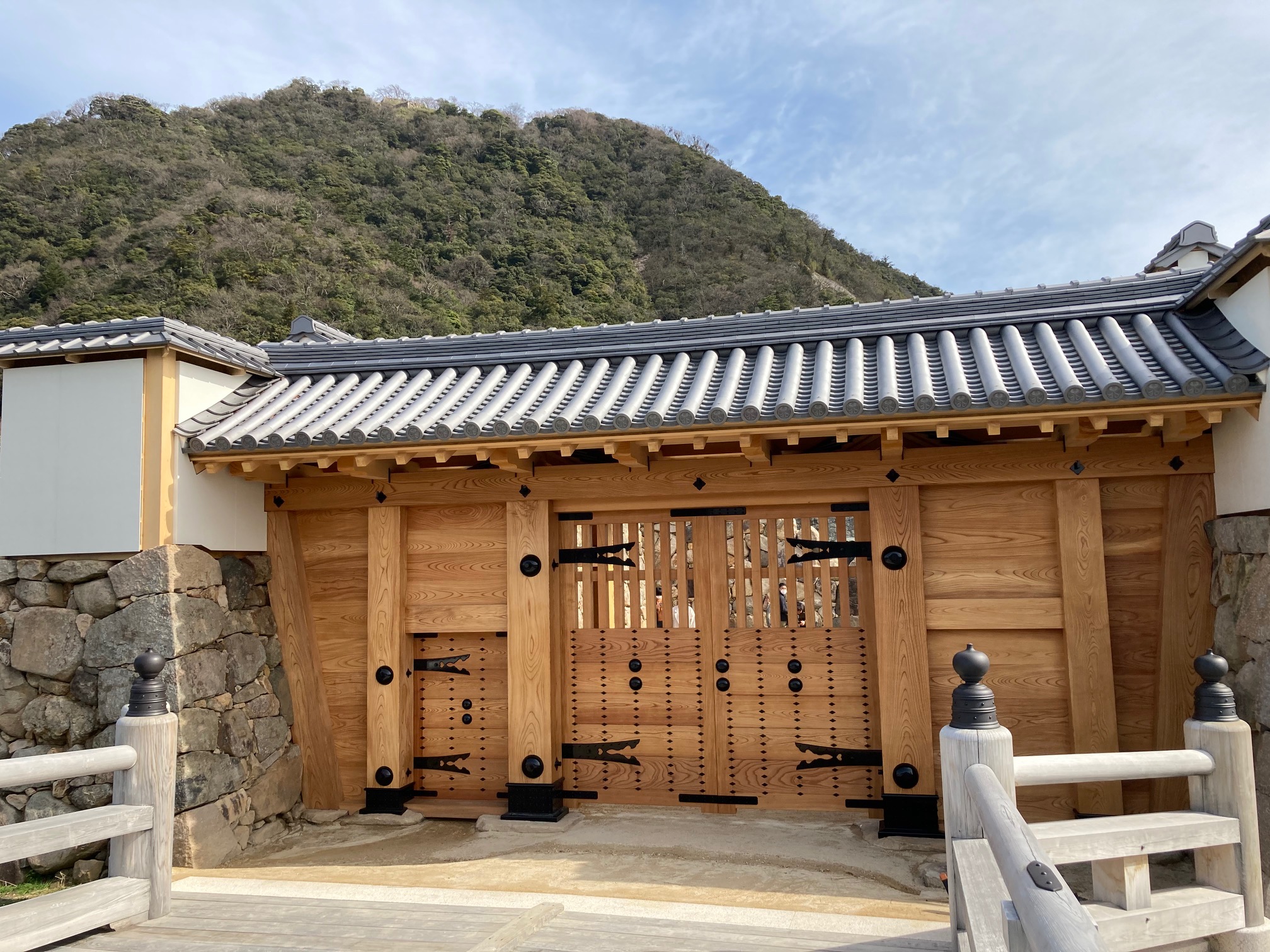 鳥取城大手門「中ノ御門」表門を復元の画像2