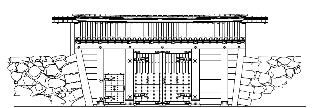 鳥取城中ノ御門渡櫓門の画像2