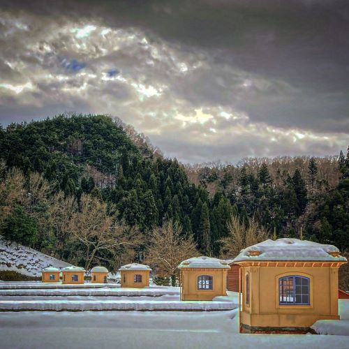 鳥取の雪の撮影スポット美歎（みたに）水源地の画像2
