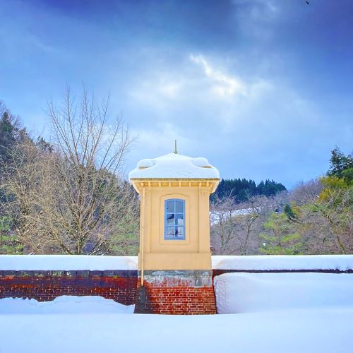 鳥取の雪の撮影スポット美歎（みたに）水源地の画像3