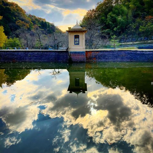 鳥取の雪の撮影スポット美歎（みたに）水源地の画像5