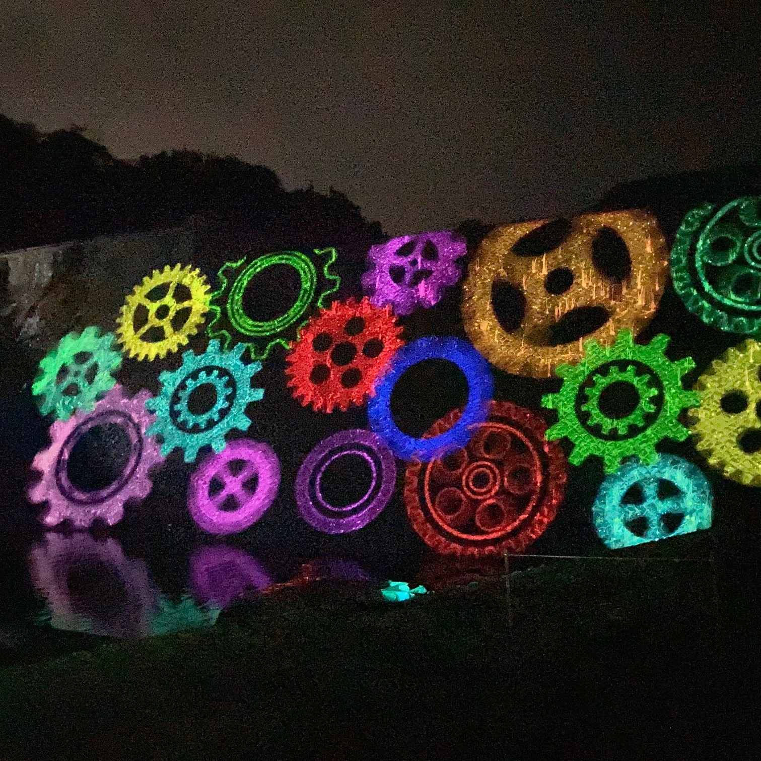 美歎ダムプロジェクションマッピングの画像5