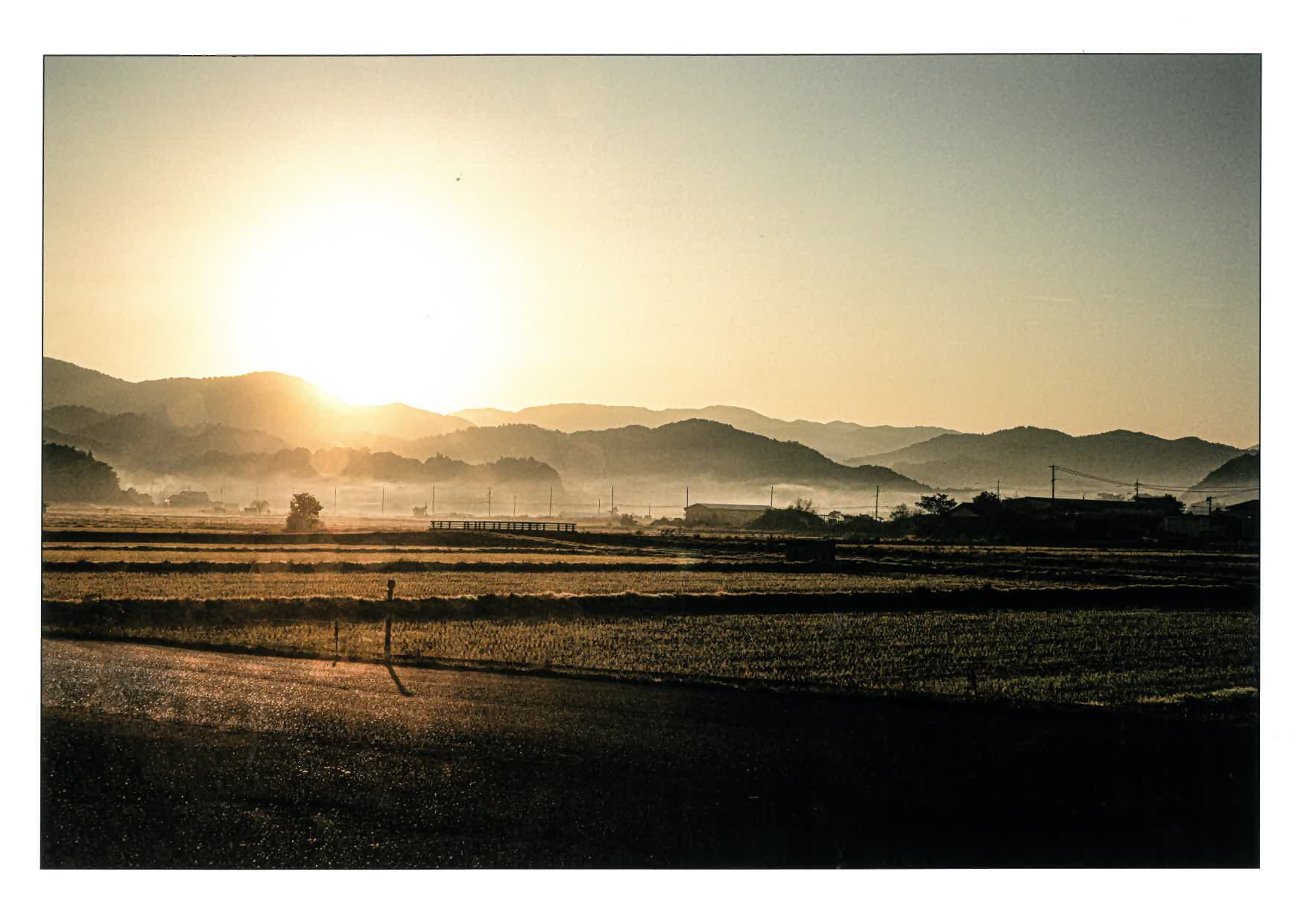 「朝霧の町」の画像