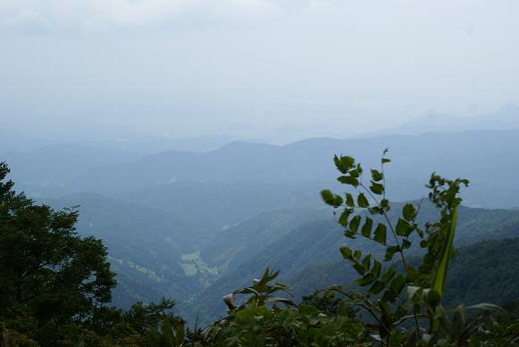 山頂付近にある展望台からみわたす 鳥取平野の画像