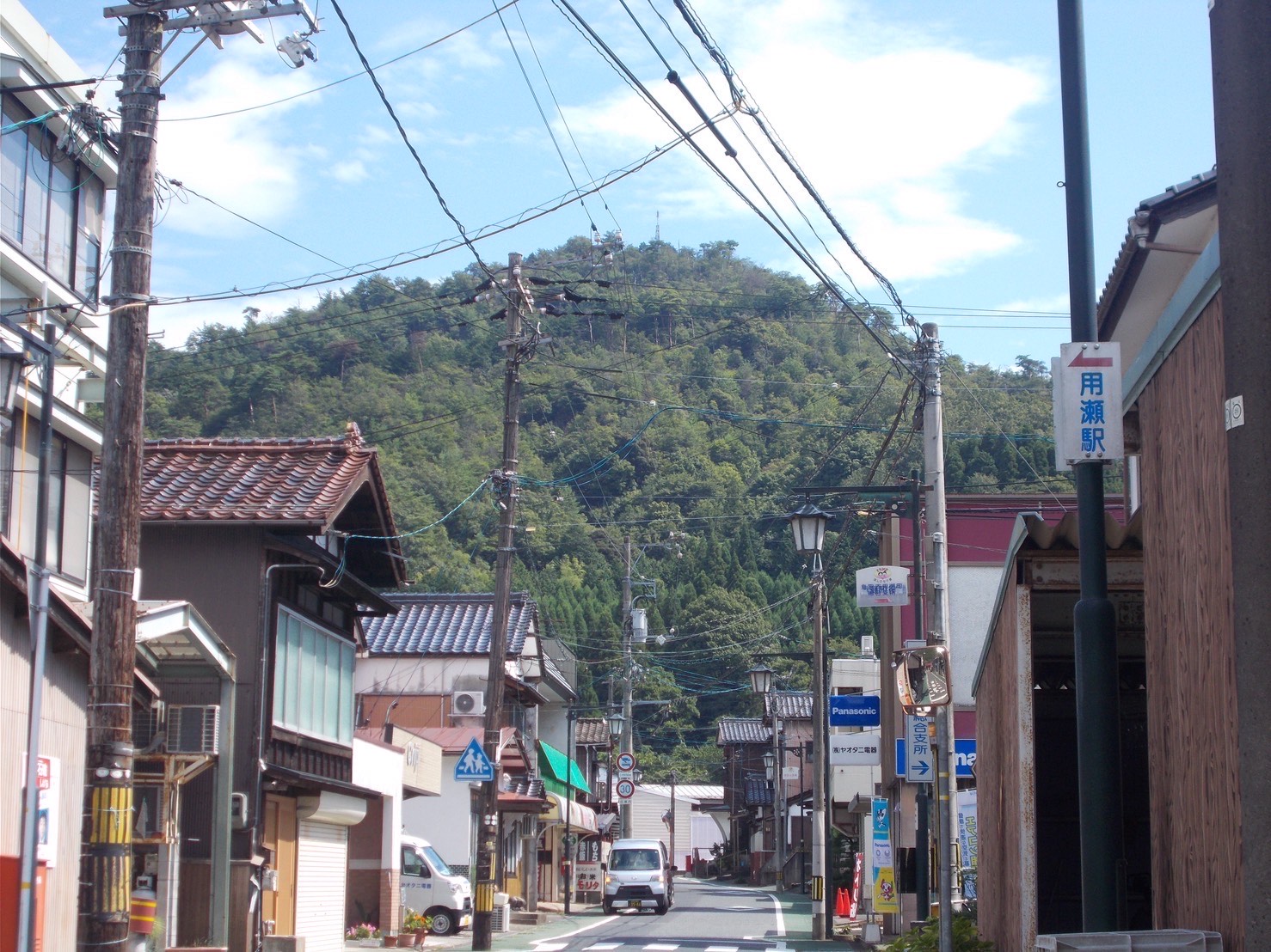 いつもの町並みの画像