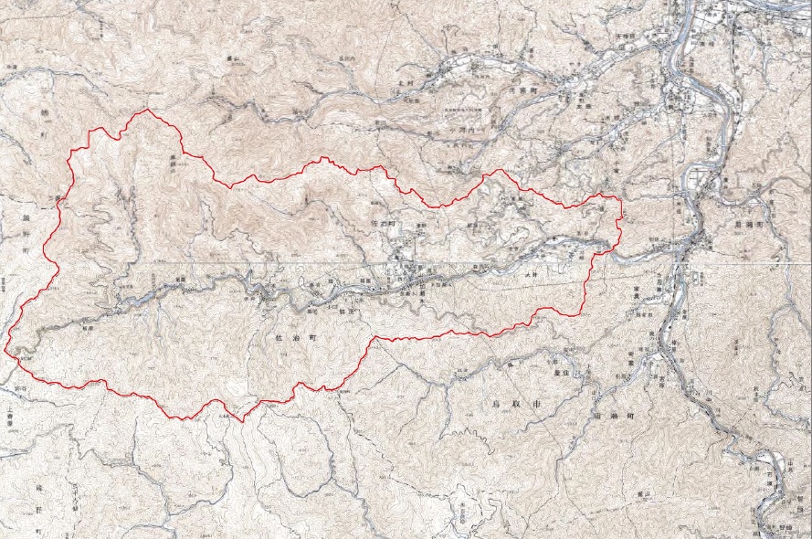 5万分の1地形図の画像