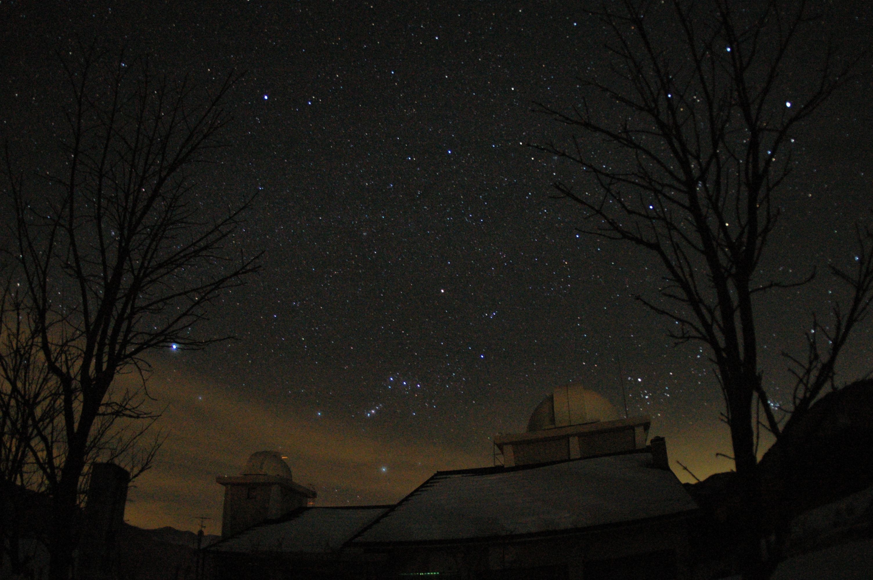 さじアストロパークと星空（1）の画像
