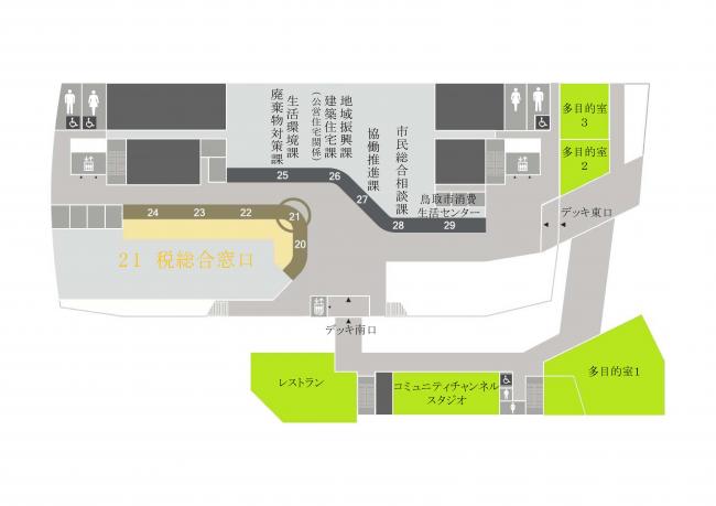 2階の案内図です