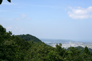 本陣山からの久松山