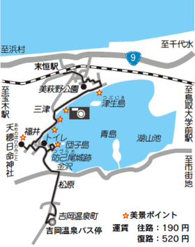 湖山池地図