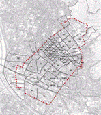 中心市街地区域図