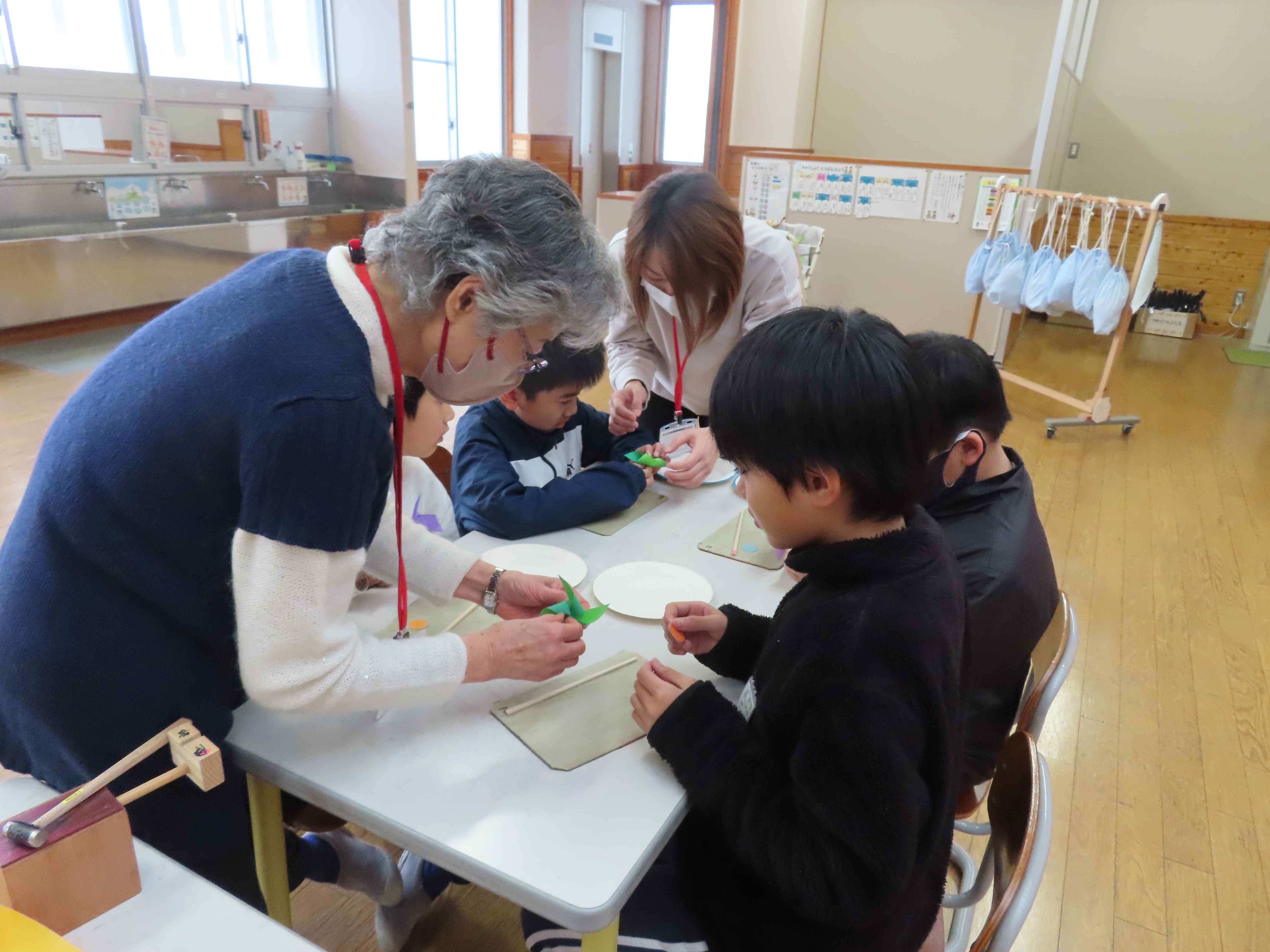 鹿野学園　地域の方々との学習
